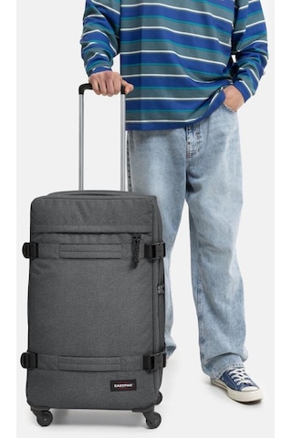 Eastpak Transit'r 4 M Black Denim Siyah Valiz Orta Boy Siyah