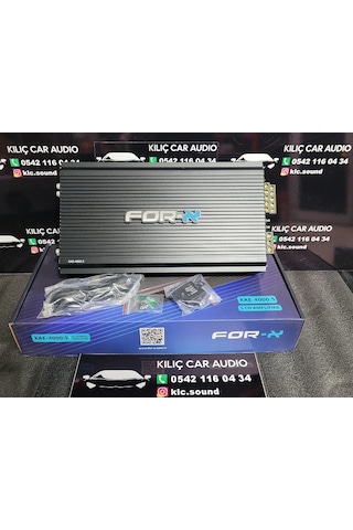 For x Xae 4000.5 5 Kanal Oto Amfi