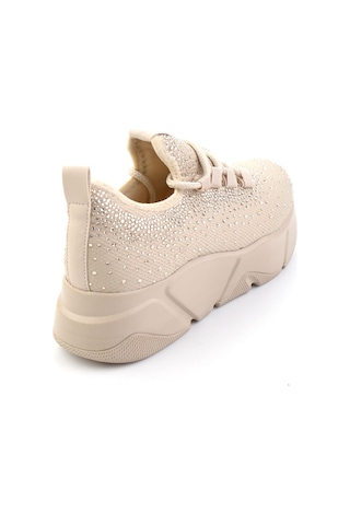 Bambi Bej Triko Kadın Sneaker K01824040382