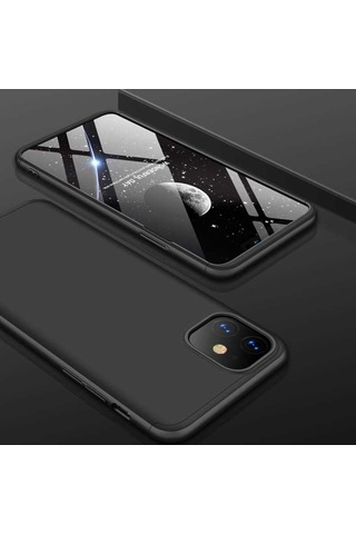Apple Uyumlu iPhone 11 Kilif Zore Ays Kapak-Siyah 528890154