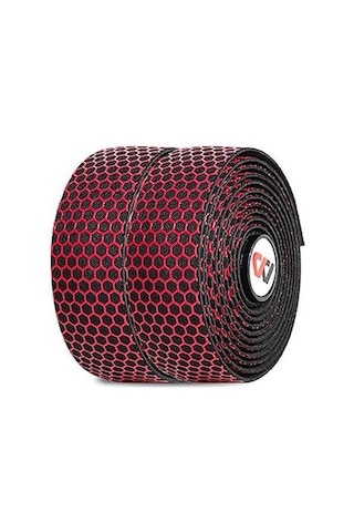 Artfulabode Şok Skycity Silika Kırmızı Kaymaz Jel Bisiklet Gidon Bandı - Eva Emici Aksesuar Kırmızı