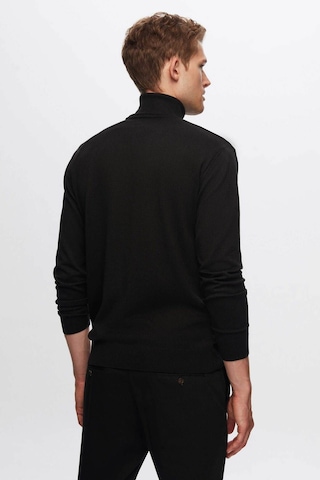 D'S Damat Regular Fit Pamuk Karışımlı Balıkçı Yaka Triko Erkek Kazak 5HF06ORT12007 Siyah