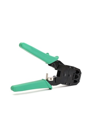 Aubyhe Rj45 Ağ Kesici-bükücü Seti: 4/6/8 Kutup Bağlayıcılar İçin, Rj11/rj45 Uyumlu, Manyetik Açık, 9v Pil Dahil Test Aleti Ve Bağlayıcılar İle Yeşil