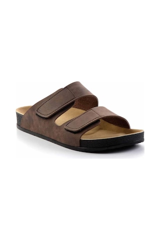 Kahve Erkek Terlik E04444000301 Kahve