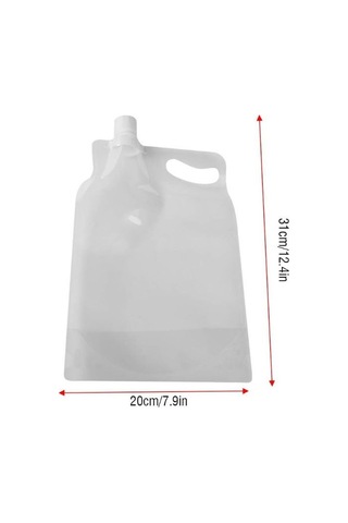 Plastik Kapaklı Su Torbası 1 Litre Sarı