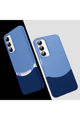 Mobilefix Galaxy Uyumlu A26 Kılıf Mıknatıslı Duble Kapak - Lacivert Lacivert