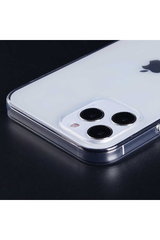 Apple Uyumlu iPhone 12 Mini Kılıf Zore Imax Silikon-Renksiz