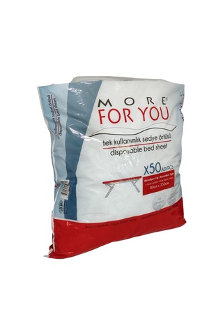 More For You Akordiyon Tek Kullanımlık Sedye Örtüsü 50 Adet