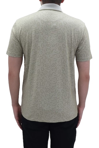 Santa Dmctekstil Erkek 2026 Desenli Klasik Kesim Rahat Kalıp Tek Cepli Polo Yaka T-shirt Yeşil