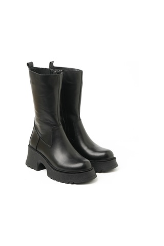 Sıyah Çizme Kadın Rc-33607 John May Siyah