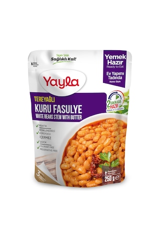 Yayla Yemek Hazır Tereyağlı Kuru Fasulye 250 G