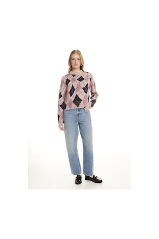 Ted Baker Pembe Kadın Bisiklet Yaka Rahat Baklava Kazak Tbwrkw3027