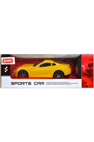 Ctoys Sports Car 27 Mhz Full Fonksiyon Uzaktan Kumandalı Chevrolet Corvette Sarı Ce 07