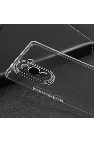 Huawei Nova 10 Pro Kılıf Şeffaf Silikon Hibrit Case Kapak