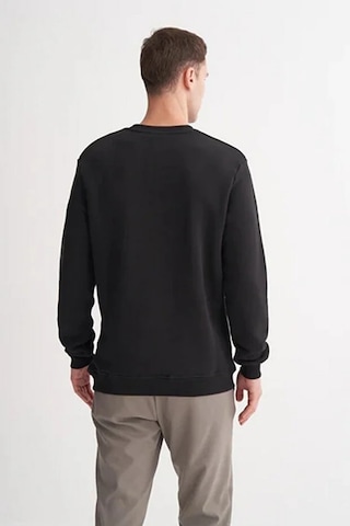Cazador Kalın Dokulu 3 İplik Erkek Swearshirt Siyah