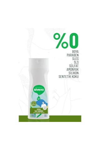 Siveno %100 Doğal Saç Sabunu Zeytinyağlı Bal Avokado 9 Değerli Bitki Erkekler İçin Bitkisel Şampuan 300 ML
