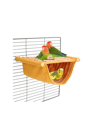 Youtek Kışlık Kuş Yuvası - Sıcak Ve Yumuşak Kuş Hamak, Muhabbet Kuşu, Papağan, Hamster İçin Rahat Saklanma Alanı