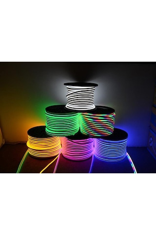 Beyaz Neon Led Tak Çalıştır Neon Led 220 Volt