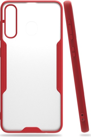 Samsung Galaxy Uyumlu A30 Kılıf Platin Tam Koruma Şık Silikon Kapak