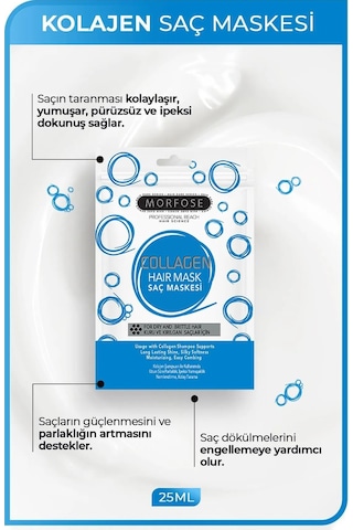 Morfose Kolajen Saç Maskesi 24 x 25 ML