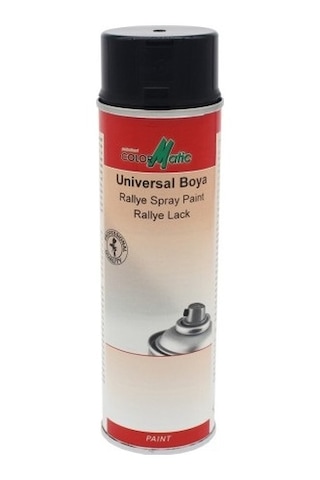 Colormatic Universal Parlak Siyah Sprey Boya 500 ML