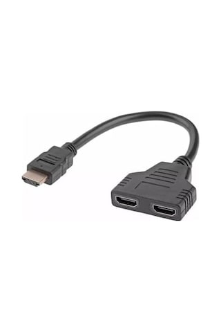 Hdmı Splitter Adaptör Kablosu, Erkek-hdmi Dişi X 2 Adaptör 30 Cm Kablo Çoklayıcı Splitter, Aynı Anda İki Aynı Tv& 39 Yi Destekler 1080p