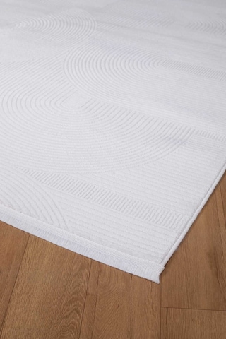 Voyage %100 Akrilik Yumuşak Dokulu Halı Kilim Salon Mutfak Koridor Yolluk Dokuma Makine Halısı Ac-114 Krem
