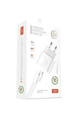 Powerway Rxs27 20w Type-c Şarj Adaptörü - Kablo Seti Apple 15 Pro-pro Max Uyumlu Diğer