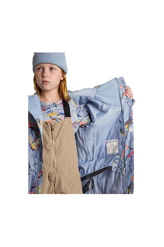 Burton Skimmer Jacket Unisex Çocuk Snowboard Ceketi 3540 Çok Renkli