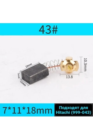 D.kovalev Elektrik Motorları İçin Grafit Fırçalar 2 Adet 140571661