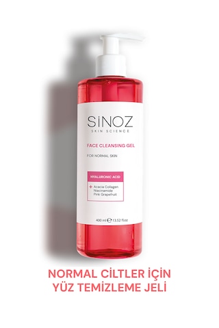 Sinoz Normal Ciltler için Yüz Temizleme Jeli 400 ML