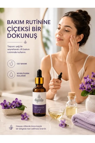 Biodamla Natural Menekşe Yağı 10 Ml