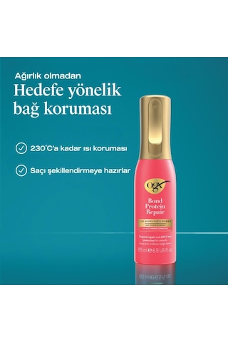 Ogx Bond Protein Repair Isı Koruyucu Sprey 193 Ml