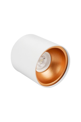 Spot Lamba Led 7W Silindir Beyaz-Bakır Duvar Aydınlatma Armatür