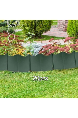 Trendooze 20x Bahçe Kenar Bordürü, Yatak Kenarı Dekoratif, Modern Tasarım