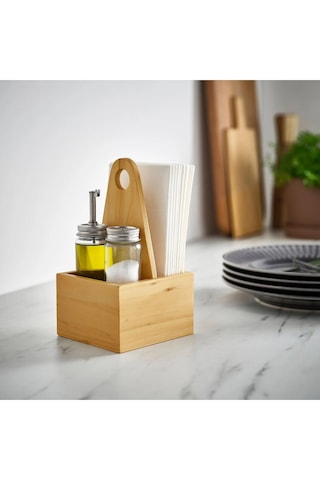 Ikea Chokladhaj Ahşap 12x11 Cm Taşınabilir Düzenleyici