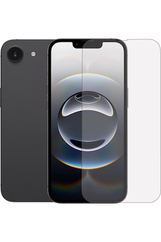Apple iPhone 17e İle Uyumlu Ekran Koruyucu Şeffaf Temperli Kırılmaz Cam Ekran Koruyucu 3 Adet