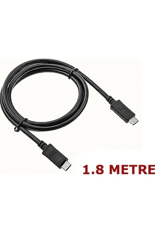 Type-C To Type-C Data Ve Hızlı Şarj Kablosu 1.8 Metre