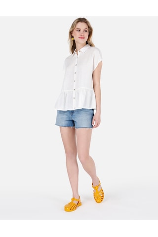 Colin's Colins Rahat Kesim Yüksek Bel Jean Mavi Kadın Jean Şort Cl1068621 Cl1068621 Q1.v1 Dn43242 Denim