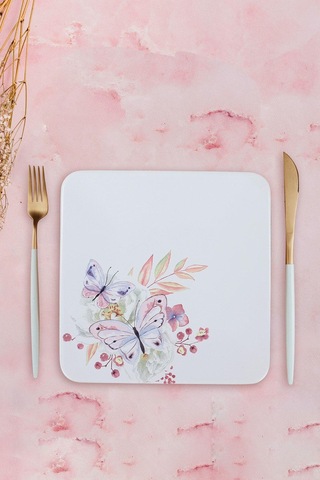 Keramika Pasta Tabağı 20 Cm 6 Adet - 19717