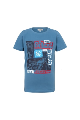 Brz Kıds Brz Kids Baskılı Erkek Çocuk T-shirt-mavi Mavi