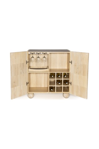 Circles Ahşap Bar Dolabı 001