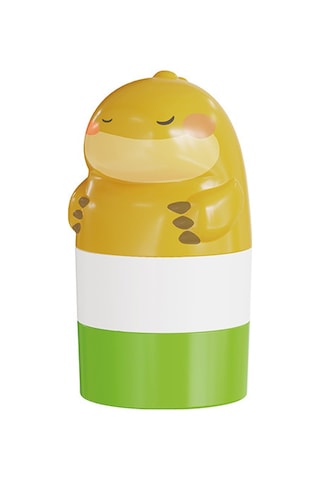 Qingmipy Yeşil Krokodil Desenli 100ml Taşınabilir Roll On Uygulayıcı - Güneş Kremi Ve Losyon İçin Doldurulabilir Pet/pp Materyal Sadece Flakon