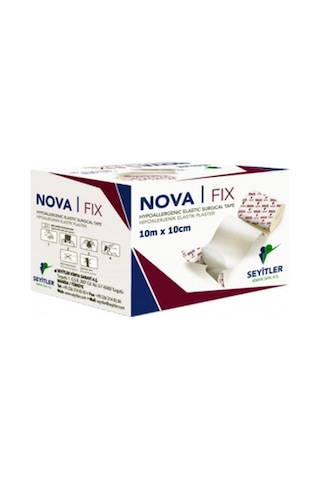 Hemengo Fıx Flaster 10m X 10cm Hipoalarjenik Elastik Flaster Hmngobzs