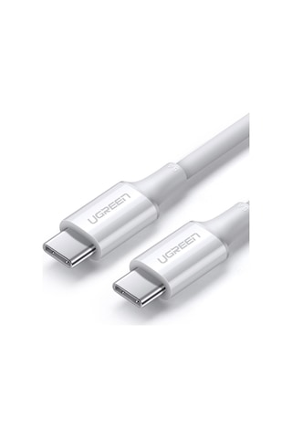 Ugreen Usb-c 100w 5a Qc Pd Hızlı Şarj Kablosu, 2 M, Beyaz, 60552