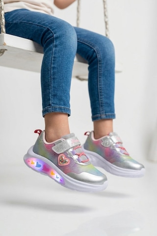 Marcokids Marco Kids 26y909 P Gümüş Kız Çocuk Spor Ayakkabı