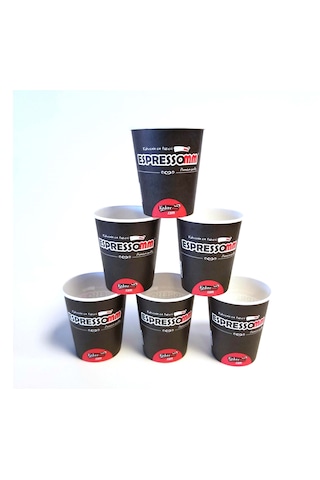 Espressomm Karton Bardak 7 Oz - 500 Adet