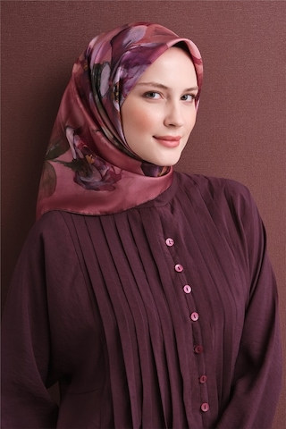 Armine Sura İpek Eşarp 2026-2027 - Sonbahar Kış-asm9611 Gül Kurusu