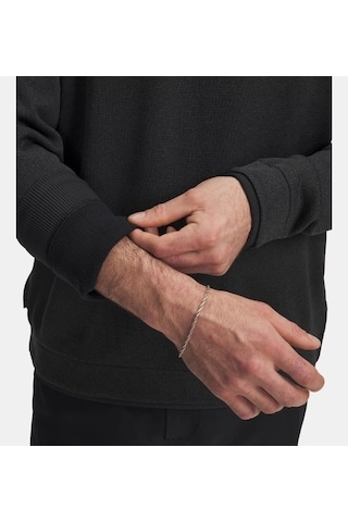Under Armour Ua M Sweater Fleece Crew Erkek Sweatshirt 6003723-001 Siyah