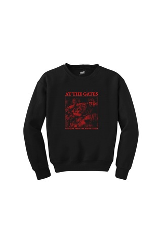 At The Gates To Drink From The Night Itself Siyah Sweatshirt